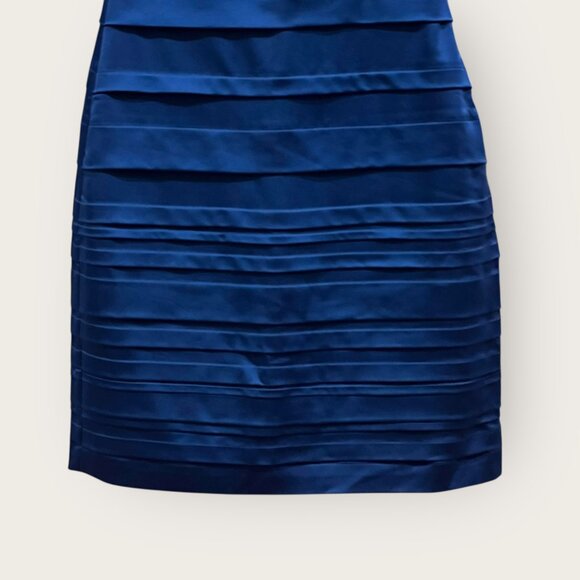 NWT: BGMAXAZRIA WOVEN DRESS ACETATE BLEND MINI DRESS, SZ: 2 - Picture 8 of 15